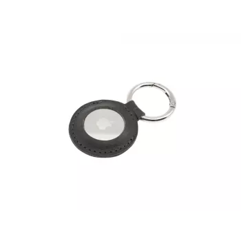 Custodia protettiva in pelle per Apple AirTag FIXED FIXWAT-C2-BK vera pelle di vitello nero custodia compatta