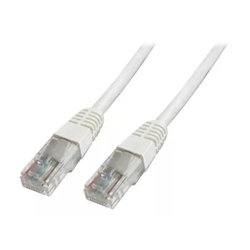 Wentronic Goobay cavo patch CAT 5e, U/UTP, Bianco, 7,5 m - miscela di rame CCA (68510)