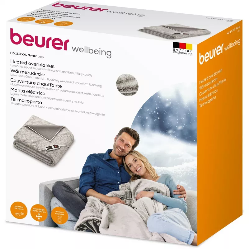 Beurer HD 150 XXL coperta termica, lavabile, 6 livelli di calore