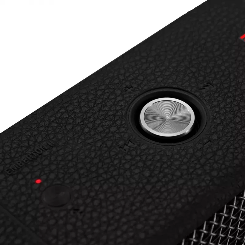 Altoparlante Bluetooth portatile Marshall Emberton II nero Steel — design compatto, audio wireless