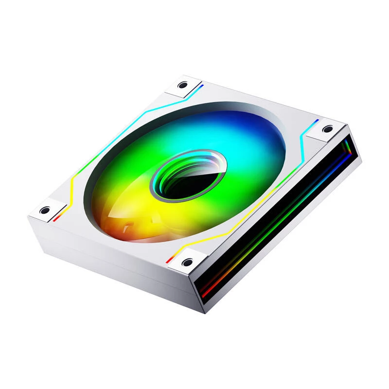 Ventola di raffreddamento Darkflash DM20 bianco 120mm 3 pin per case PC e raffreddamento CPU