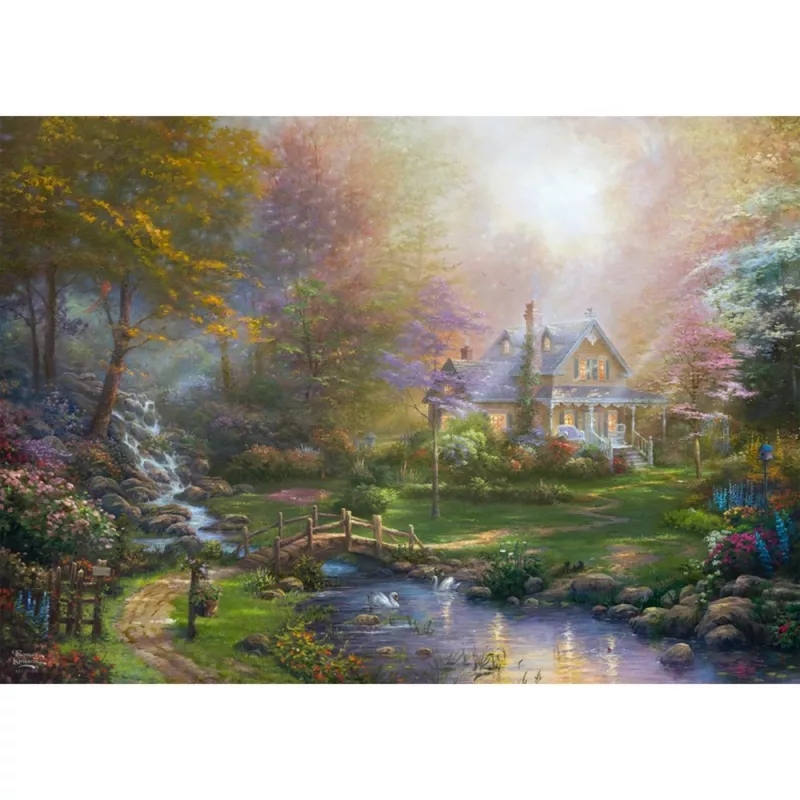 Puzzle 1000 pezzi Schmidt Spiele Thomas Kinkade Studios „The Perfect Mother's Day“ – 1000 pezzi