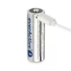 Batteria cella 18500 3,7V Li-ion 2100mAh compatibile USB-C