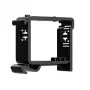 Supporto DIN Ajax ASP nero per montaggio su guida, modello 51170.132.BL