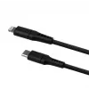 Cavo fisso USB-C a Lightning FIXED FIXDLS-CL12-BK 1,2 m silicone liquido