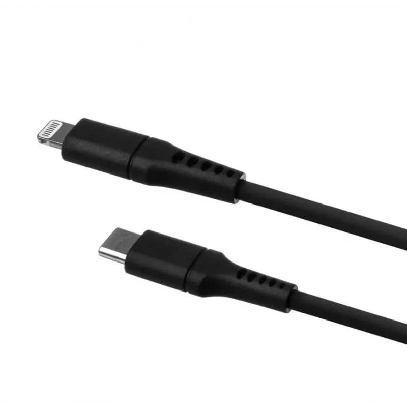 Cavo fisso USB-C a Lightning FIXED FIXDLS-CL12-BK 1,2 m silicone liquido