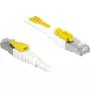 Cavo di rete DeLOCK 85330 RJ-45 Cat6a 0,5 m bianco