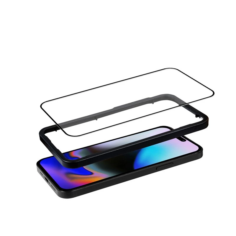 Vetro temperato 9H Full Glue iPhone 16 Pro Max