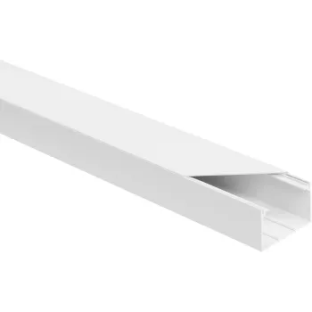 Barra di installazione elettrica OEM 3703Z bianca LS 60x40 mm 2 m — confezione da 8