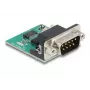 Convertitore seriale DeLOCK 90781 repeater isolatore USB 2.0 RS-232 nero verde