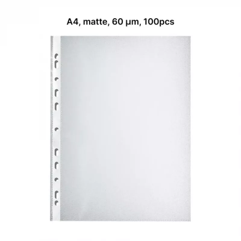 AD Class busta trasparente forata Orange Peel A4 60 µm, sacchetto 100 pezzi