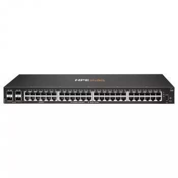 HPE - Aruba 6000 48G 4SFP switch - switch - L3 - managed - 48 x 10/100/1000 + 4 x Gigabit SFP - flusso d'aria laterale - montaggio a rack - AC 100 - 127 V / 200 - 240 V