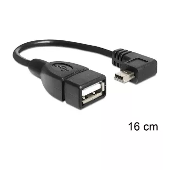 Cavo USB DeLOCK 83245 0,16 m USB A Mini-USB B nero
