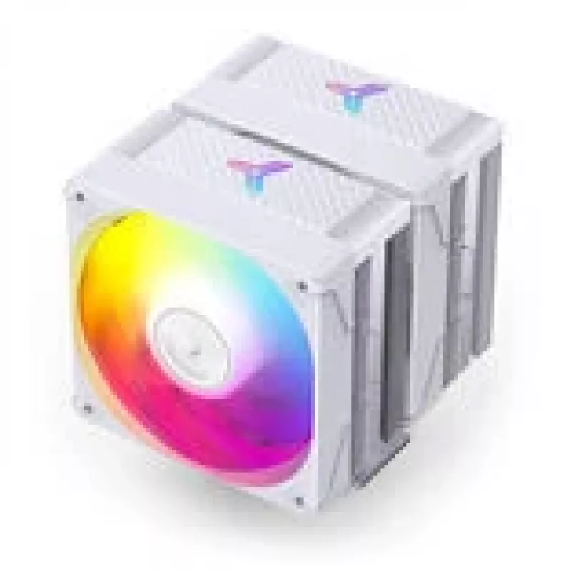 Dissipatore CPU Jonsbo CR-3000E Dual-Tower ARGB White, dissipatore ad aria dual-tower con illuminazione ARGB