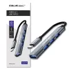 Hub USB QOLTEC 53792, USB-C 3.1 a 4 porte (USB 3.0 x1, USB 2.0 x3)