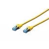 Cavo di rete Digitus CAT 5e SF/UTP cavo patch RJ45 5m giallo