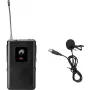 Microfono lavalier Omnitronic UHF-E Series 826,1 MHz con trasmettitore wireless