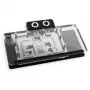 Waterblock GPU Alphacool Core RX 9070 XT Taichi con backplate, trasparente/cromo