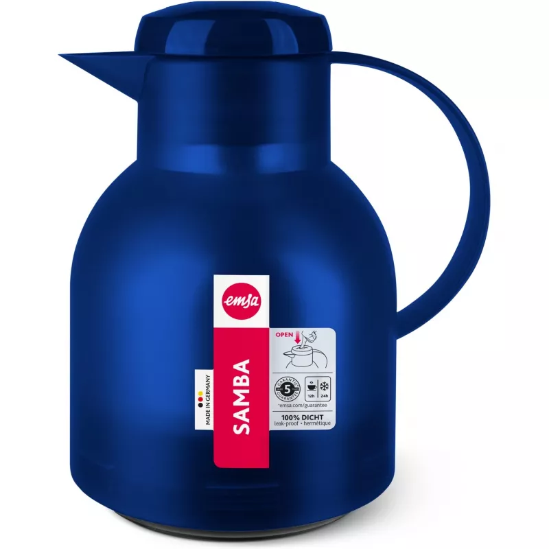 EMSA 504231 caraffa/brocca/bottiglia blu, trasparente