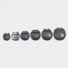 Borsa da viaggio The North Face Base Camp Duffel S - stone slab/granite grigio