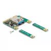 DeLOCK Mini PCIe I/O 1 x USB 2.0 Type-A femmina Full-Size Half-Size