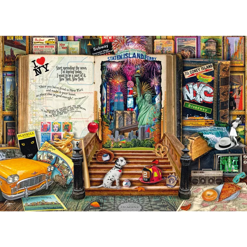 Puzzle schmidt spiele Aimee Stewart: Memories of New York — 1000 pezzi