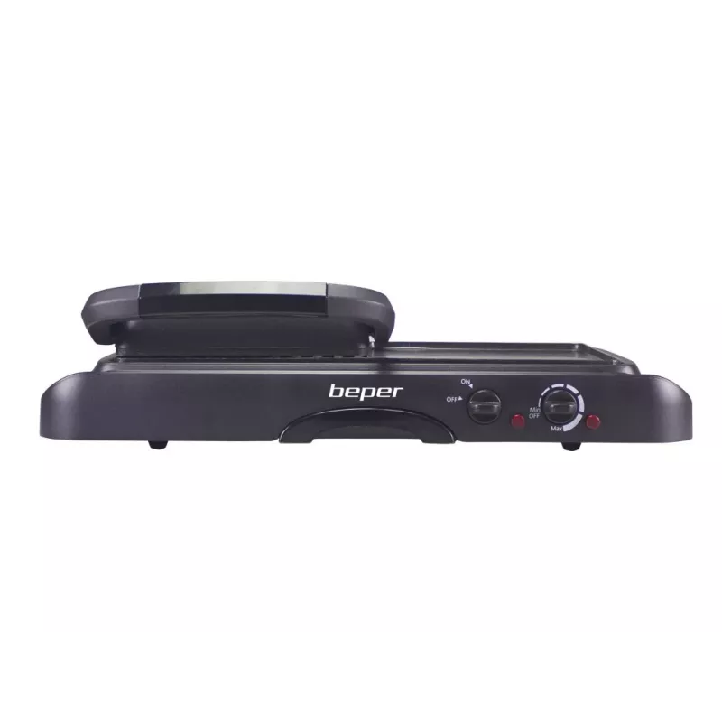 Tostapane Beper P101TOS501 – tostapane elettrico 2 fette in acciaio inox