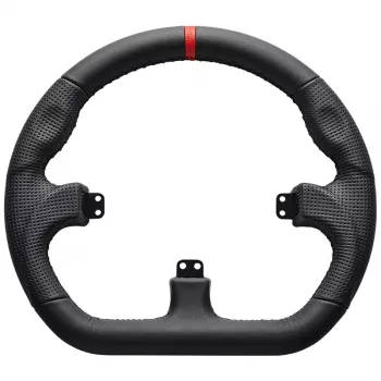 Asetek SimSports GT Rim - Closed D, pelle - nero