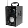 Altoparlante portatile MEDIA-TECH MT3179, 20 W (RMS 15 W), Bluetooth 5.1, FM, MicroSD, USB, AUX, Li-Ion, 6 h, cassa in legno