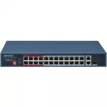 Hikvision Value Series Switch POE Fast Ethernet non gestito 24 porte