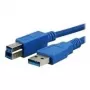 MediaRange – cavo USB – USB Type-B (M) a USB Type-A (M) – 3,0 m – blu (MRCS149)