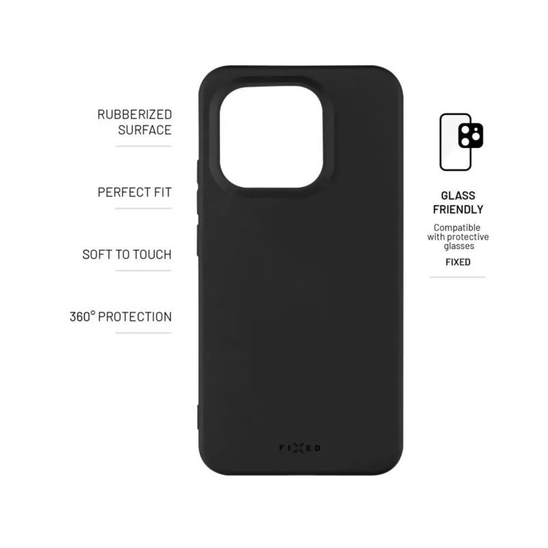 Fixed Story | cover posteriore | Xiaomi | 15T | gommata | nero