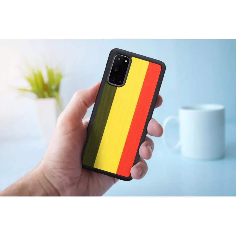 Custodia per cellulare man and wood Galaxy S20 Reggae nero