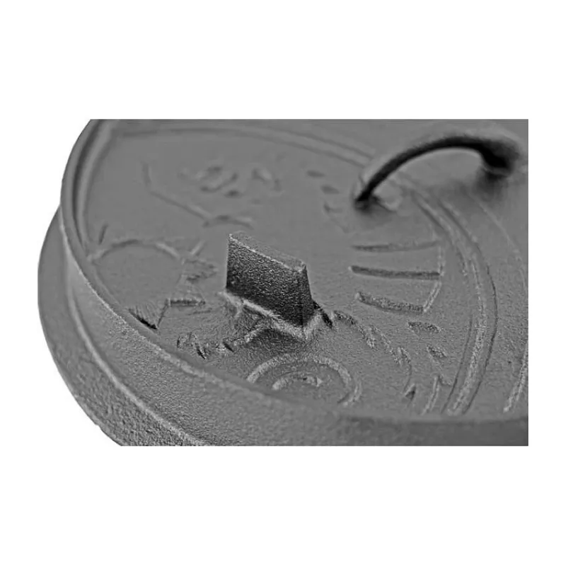 Petromax Pentola da fuoco ft6 con piedini, 5,7 L, ghisa, nero