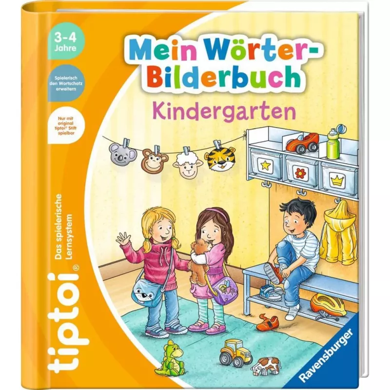 tiptoi Starter-Set: Mein Wörterbilderbuch Kindergarten, libro didattico penna e libro illustrato