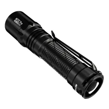 Torcia portatile Nitecore MT2C Pro, LED compatta in alluminio, ricaricabile USB, 50 lm min, impermeabile 2 m, resistente agli urti, 117,5 mm, 64 g, nero
