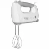 Frullatore a mano Bosch MFQ36480 – 450 W, 5 velocità con turbo, grigio/bianco, fruste e ganci per impastare