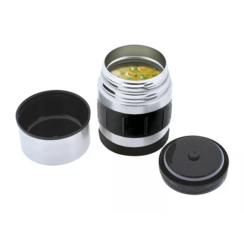 Bottiglia termica JATA MOD. 825 0,5 L nero acciaio inox