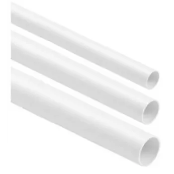 Tubo rigido liscio per impianti elettrici STASIŃSKI RL-28, bianco, diametro 28 mm, lunghezza 2 m (confezione da 25 pz.)