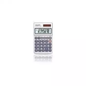 Sharp EL-250S calcolatrice basic argento