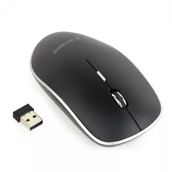 Mouse USB OPTICAL WRL nero/SILENT MUSW-4BS-01 GEMBIRD