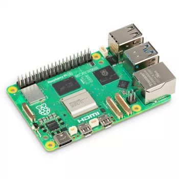 Single-board computer Raspberry Pi 5 scheda di sviluppo — 2400 MHz Arm Cortex-A76, fino a 16 GB LPDDR4x, MicroSD, USB 3.2, Wi‑Fi 5