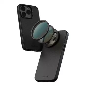 Filtro CPL Telesin P10-FLT-02 58 mm per iPhone 15 Pro/Pro Max