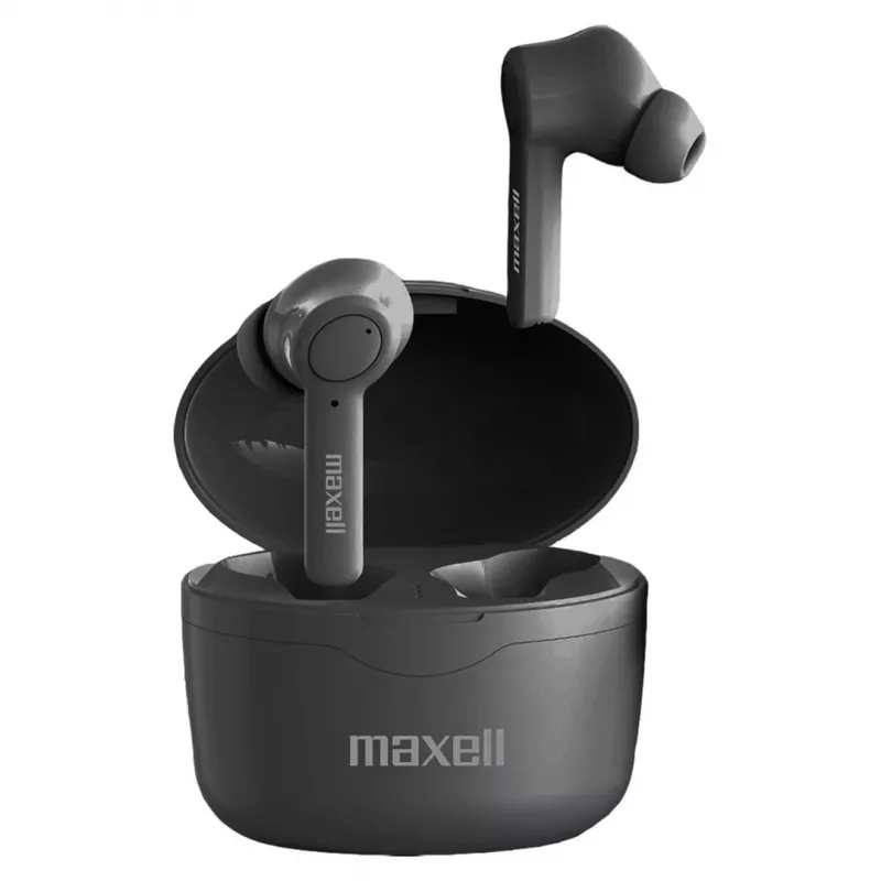Maxell Bass 13 Sync Up Auricolari Bluetooth wireless in-ear con custodia di ricarica nero