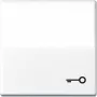 Modulo interruttore a pulsante da parete JUNG AS 591 T WW bianco per controllo elettrico