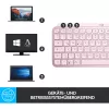 Logitech MX Keys Mini tastiera wireless illuminata minimalista - ROSE - CENTRAL (DE)