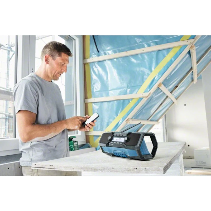 Bosch GPB 18V-2 SC Professional radio da cantiere nero, blu