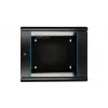 Extralink case rack 9U 600x600 AZH nero a parete, tipo oscillante