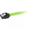 Sharkoon cavo SATA III 90° con guaina, 0,3 m, verde