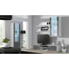Cama supporto TV SOHO 180 bianco/grigio lucido